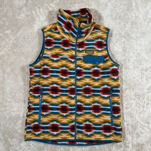 Vintage Patagonia Synchilla fleece vest Aztec Navaho W Large Made in Mexico